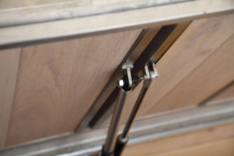 Beautifully engineered stainless steel and timber 